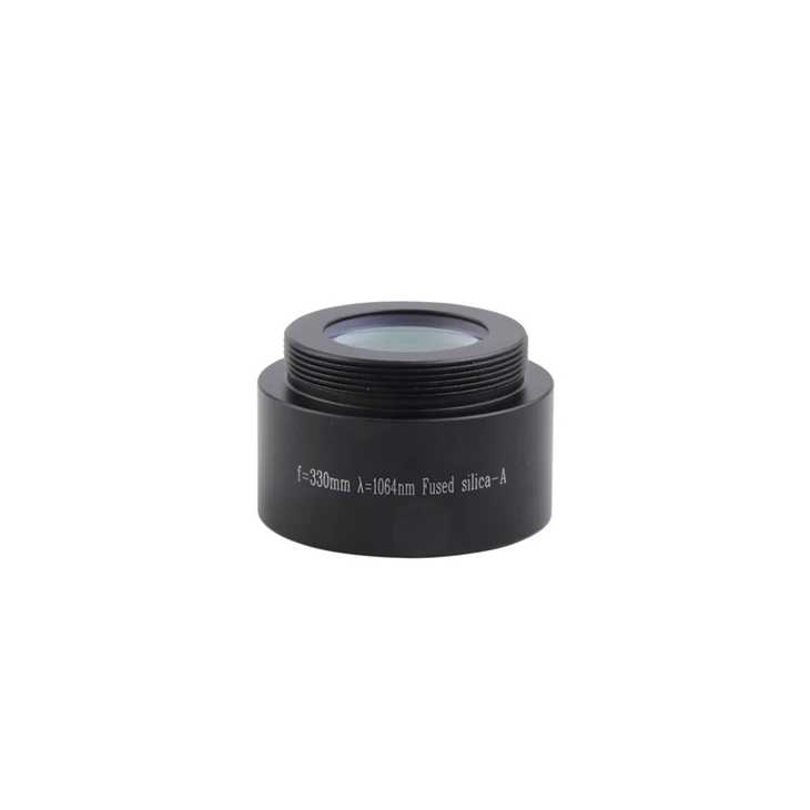 F254 Silica Ymdoddedig F-theta Lens Ar gyfer Relfar Zbtk Pen Glanhau Laser Ffibr Pwls M39*1 M55*1