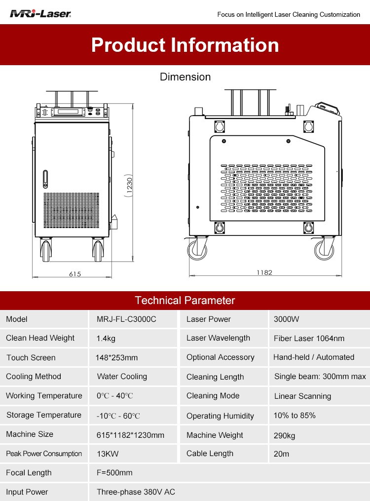 31 Intro of 3000W Continuous Laser Cleaning Machine-Single cleaning mode06