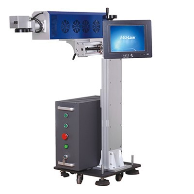 50W Awtomatig Laser Marcio Peiriant Marcio Laser Fiber Deg Ar gyfer Llinell Cynhyrchu