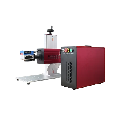 Logo Patrwm Acrylig MRJ-Laser Engrafiad Peiriant Marcio Laser Benchtop 30W