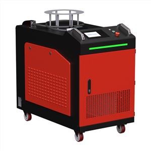 Peiriant Glanhau Laser Parhaus 1500W Gyda Beam Optig Deuol